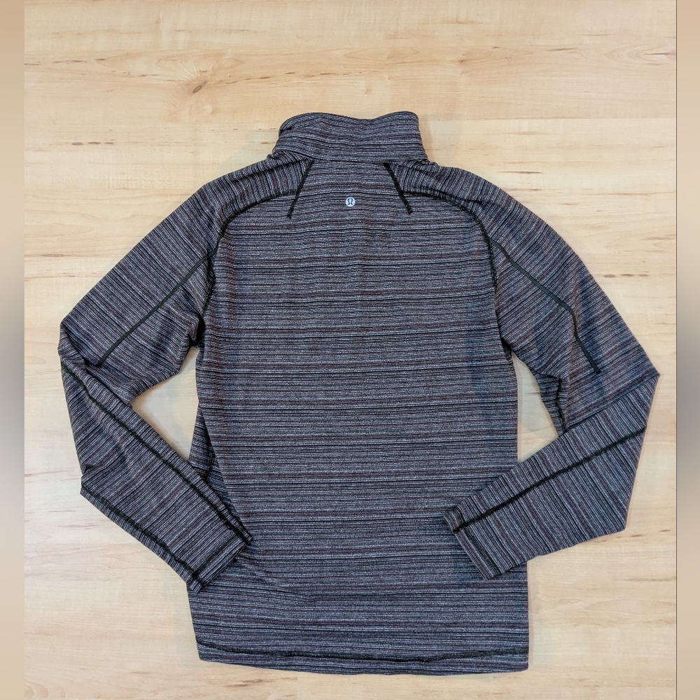 Medium Lululemon Striped Quarter-Zip - Picture 10 of 13